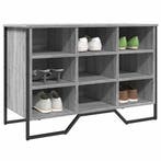 vidaXL Schoenenkast 90x38x61,5 cm bewerkt hout grijs sonoma, Verzenden, Nieuw