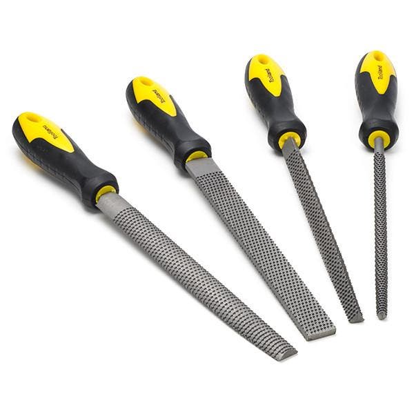 Raspenset | Toolland | 4-delig (Hout, Softgrip), Doe-het-zelf en Verbouw, Gereedschap | Handgereedschap, Nieuw, Verzenden