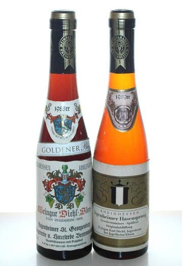 1959 + 1985 Beerenauslese + Spätlese - Jugenheimer, Nieuw