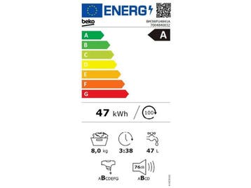 BEKO BM3WFU4841A Wasmachine - Nieuw in doos - Duits display, Verzenden, Nieuw