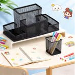 Zwarte Mesh Bureau Organizer Pennenhouder Kantoor Bureau, Verzenden, Nieuw