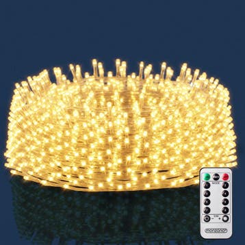 Lichtgordijn 200 LED Kerstdeco Warmwit 10 Meter (Interieur), Diversen, Verzenden, Nieuw