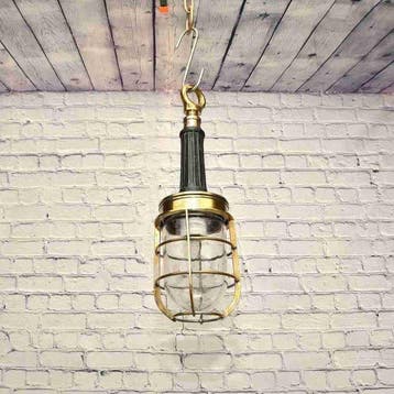 Plafondlamp - Metaal, Emaille