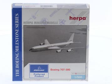 Schaal 1:500 Herpa 510622 Boeing 707-300 Boeing Company R..., Ophalen of Verzenden, Zo goed als nieuw