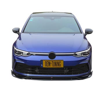 Frontspoiler geschikt voor Golf 8 GTI/GTD/GTE/R-Line 20-24, Nieuw, Ophalen of Verzenden, Bumper, Volkswagen