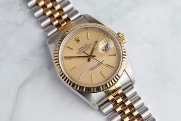 Rolex Datejust 36 - 1993 - recent onderhouden, Staal, Gebruikt, Polshorloge, Ophalen of Verzenden