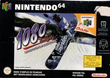 N64 1080 Snowboarding (In doos), Spelcomputers en Games, Spelcomputers | Nintendo 64, Verzenden, Zo goed als nieuw