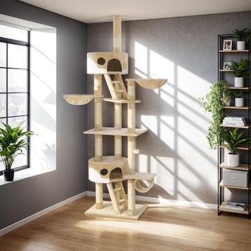 Krabpaal Hansi 260cm - beige / wit, Dieren en Toebehoren, Verzenden, Nieuw