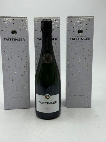 Taittinger, Brut Prestige - Champagne - 3 Fles (0,75 liter), Nieuw