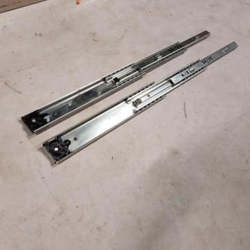 Ladegeleiders 36/77 cm - met rem, Ophalen of Verzenden, Nieuw