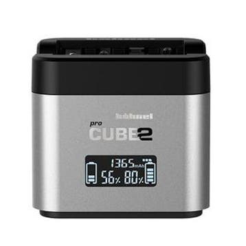 Hähnel ProCube2 Oplader voor Canon met garantie, Audio, Tv en Foto, Accu's en Batterijen, Ophalen of Verzenden, Gebruikt