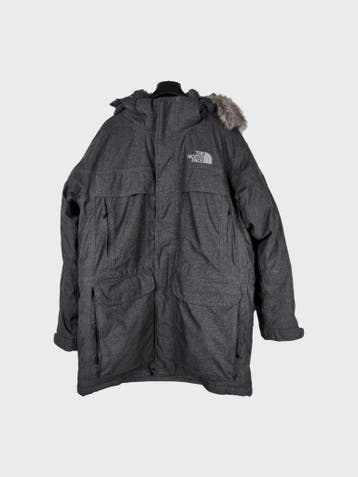 The North Face Winter Coat Heren maat L Charcoal, Maat 52/54 (L), Overige kleuren, Ophalen of Verzenden, Zo goed als nieuw