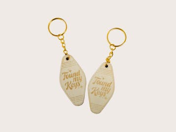 Motel Sleutelhanger - Found My Keys (Cadeaus;Sleutelhangers), Ophalen of Verzenden, Nieuw