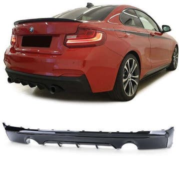 Performance Look Diffuser BMW 2 Serie F22 F23 235 240i B1956, Nieuw, Achter, BMW