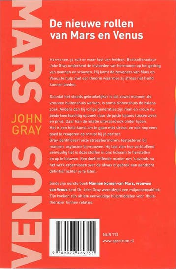 De nieuwe rollen van Mars en Venus 9789027469755 John Gray, Verzenden, Gelezen, John Gray