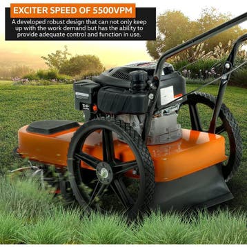 YARDMAX RNJDENDE RUWTERREINMAAIER BOSMAAIER ONKRUIDMAAIER, Tuin en Terras, Bosmaaiers, Benzine, Nieuw, Ophalen of Verzenden, 30 tot 50 cm