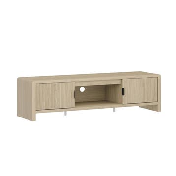 Tv-meubel Lukkodso 150x40x40 cm eikenkleurig [en.casa], Huis en Inrichting, Verzenden, Nieuw