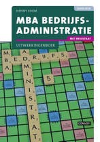 MBA bedrijfsadministratie Uitwerkingenboek 9789463170796, Boeken, Verzenden, Zo goed als nieuw, Henny Krom