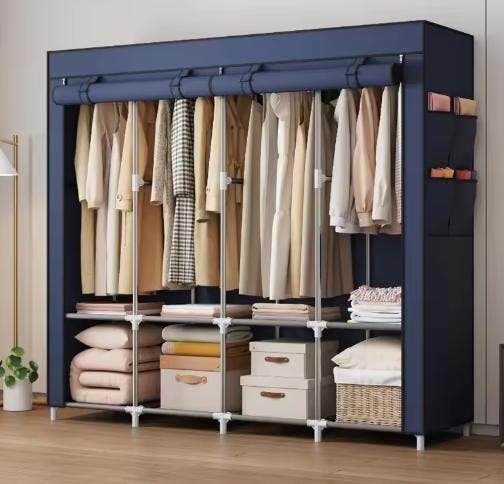 Draagbare Multi-Layer Kledingkast – Stofdicht, Huis en Inrichting, Kasten | Kledingkasten, Nieuw, Verzenden
