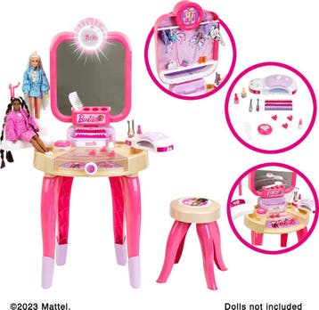 Klein Toys Barbie beautystudio happy vibes - incl., Ophalen of Verzenden, Zo goed als nieuw
