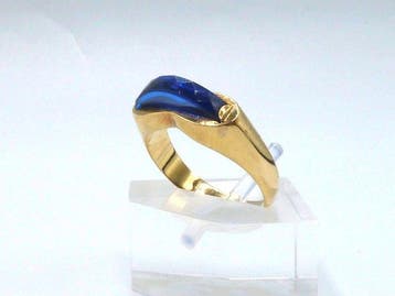 Ring - 18 karaat Geel goud, Sieraden, Tassen en Uiterlijk, Nieuw