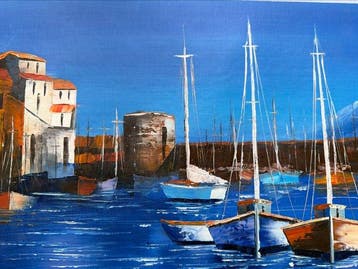 Austin ( 1969- ) - - Voiliers au port bleu