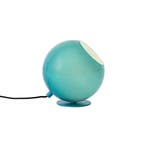 Retro tafellamp blauw met glas - Mabel, Verzenden, Nieuw, Glas, Retro