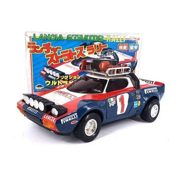 Tohshin - Modelauto - Vintage 70´s friction-powered Lancia