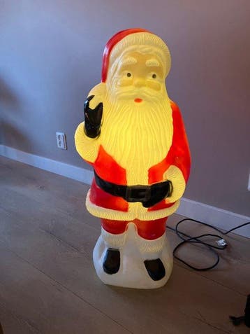 Kerstdecoratie - Plastic - Kerstman verlichting, Diversen, Nieuw