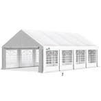 MaxxGarden Partytent 4x8m Prof 220gr 38mm (Buizententen), Tuin en Terras, Partytenten, Verzenden, Nieuw