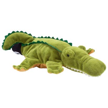 Beleduc handpop krokodil poppenkast van €13,99 voor €12,59, Ophalen of Verzenden, Nieuw