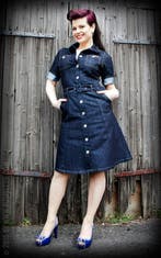 Rumble 59, Denim Dress., Kleding | Dames, Verzenden, Nieuw
