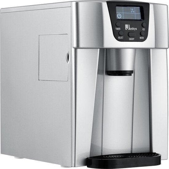 IJsblokjesmachine - PIM200L - Grijs - Incl. Dispenser, Witgoed en Apparatuur, IJsmachines, Nieuw, Verzenden