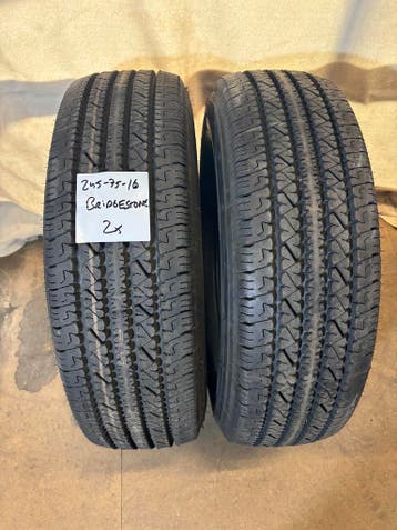 2x Bridgestone V-Steel 245/75 R16 NIEUW All-Terrain, Ophalen, 245 mm, 16 inch, Nieuw