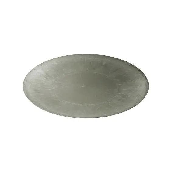 Actie onderbord loodlook rond basic grey grijs 40 cm doos, Huis en Inrichting, Woonaccessoires | Kunstplanten en Kunstbloemen
