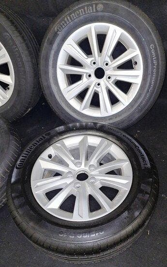 Org. velgenset velg set Touran T-roc Passat 16 Inch Conti, Verzenden, Gebruikt