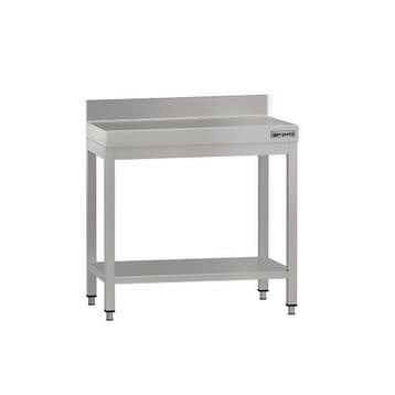 GGM Gastro | RVS werktafel ECO - 700x600mm - met onderschap, Verzenden, Nieuw in verpakking, Meubilair