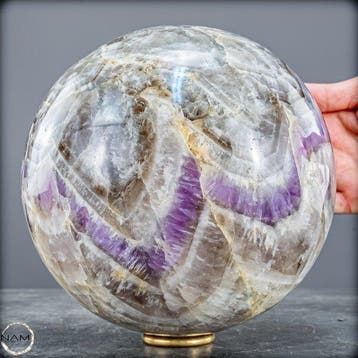 Natuurlijke Chevron - Amethist Sphere- 6951.39 g