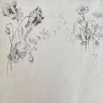 Louise Abbéma (1853-1927). - Fleurs - Coquelicot et