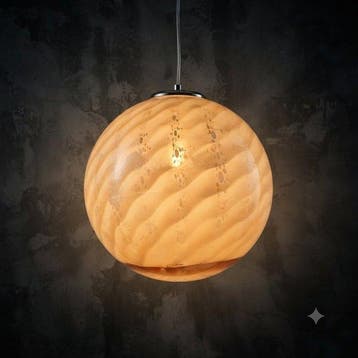 manifattura italiana - Plafondlamp - bol - geblazen glas