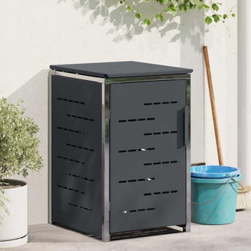 vidaXL Containerombouw for 1 Bin 240L Antracietkleurig, Verzenden, Nieuw