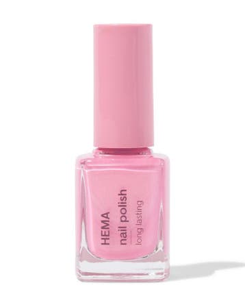 HEMA Long lasting nagellak 64 pearly peony 1+1 gratis, Verzenden, Nieuw