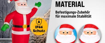 Opblaasbare Kerstman XXL 250x180x115cm LED (Kerst artikelen), Verzenden, Nieuw
