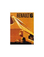 1972 RENAULT 6 BROCHURE FRANS, Boeken, Auto's | Folders en Tijdschriften, Nieuw, Renault, Author