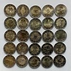 Europa. 2 Euro Various Years (25 munten) (Zonder, Postzegels en Munten