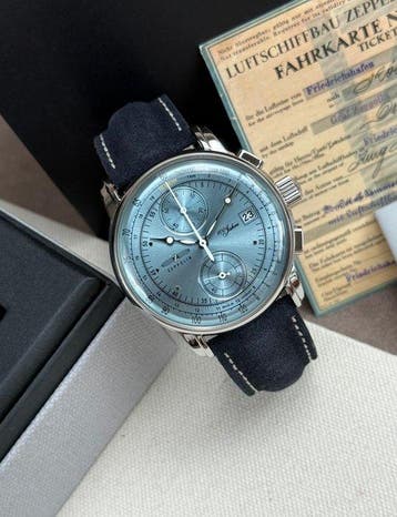 Zeppelin - Chronograph Date - 100 jahre - Z86704 - Heren -, Nieuw