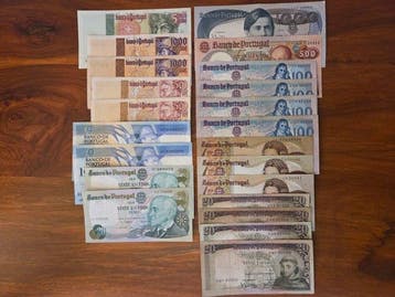 Portugal. - 22 banknotes - various dates (Zonder
