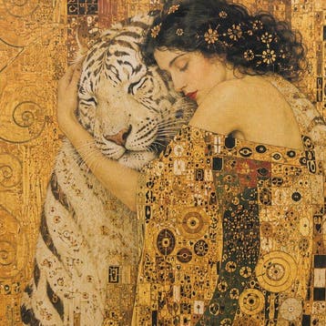Paneel - GA011 - Decoratief Omarming – Donna e Tigre