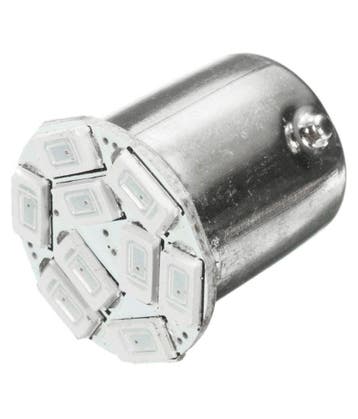 ORANJE - BA15S - LED - 9 SMD - 1156 - 12V, Hobby en Vrije tijd, Ophalen of Verzenden, Nieuw