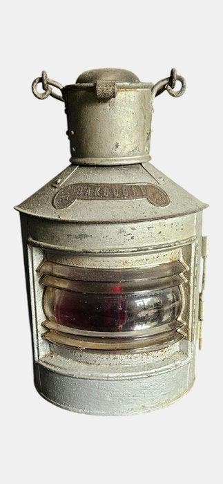 D.H.R.- De Haan Rotterdam Decorative ships lamp - Messing